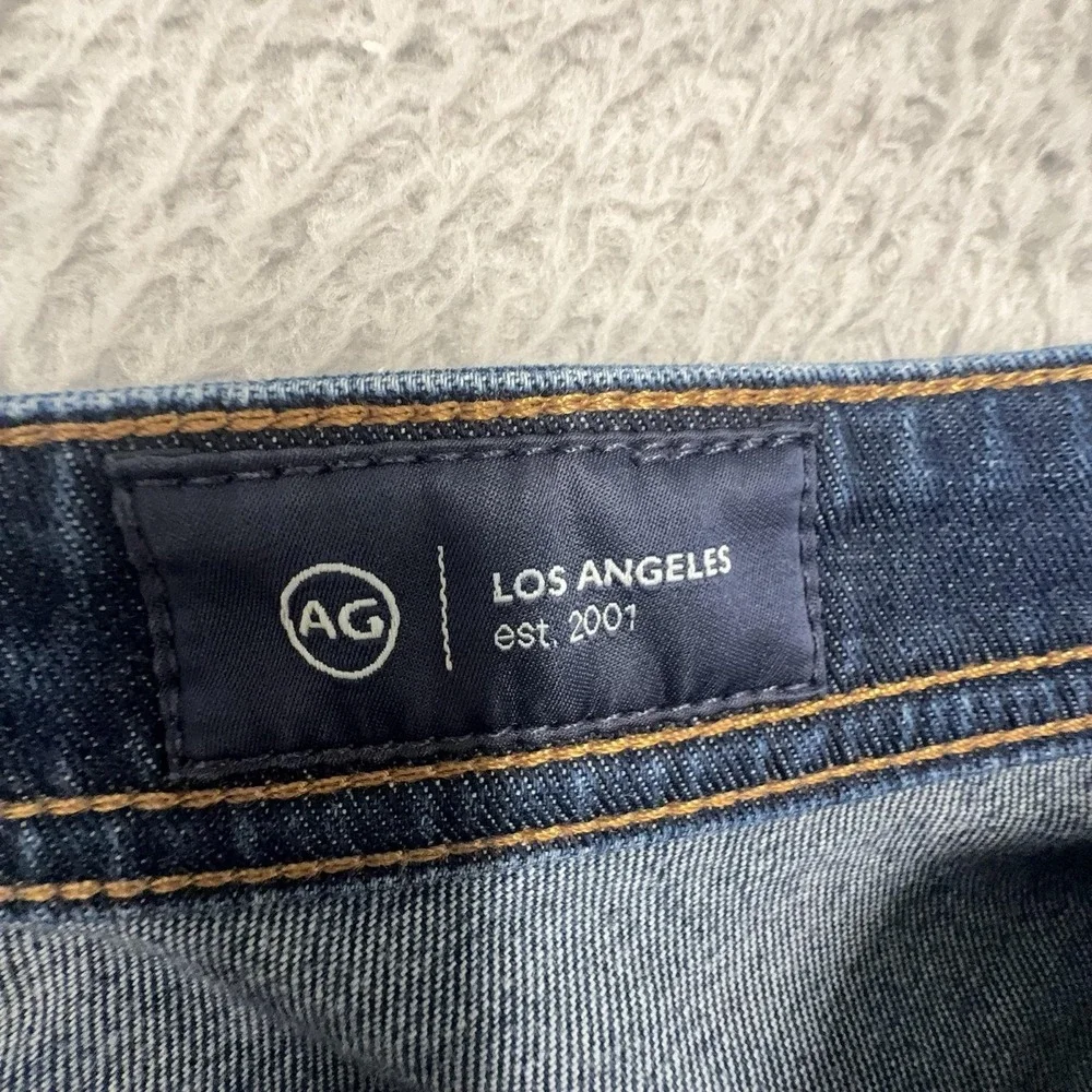 AG Adriano Goldschmied Everett Jeans Mens 34x34 Blue Slim Straight Stretch Denim